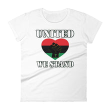 Load image into Gallery viewer, Women&#39;s United we Stand Women&#39;s short sleeve t-shirt
