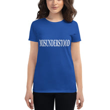 Load image into Gallery viewer, Women&#39;s Misunderstood short sleeve t-shirt
