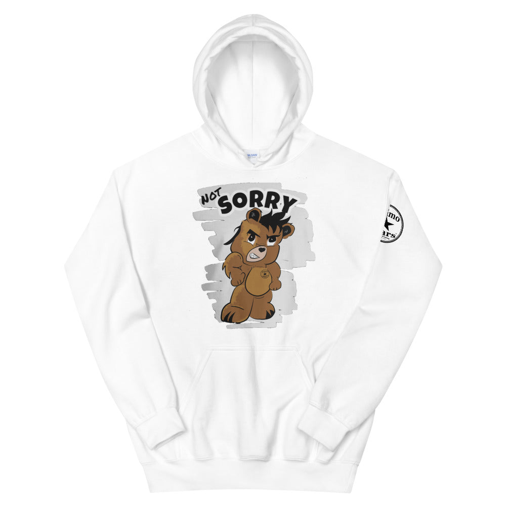 Not Sorry Logo Bear Unisex Hoodie