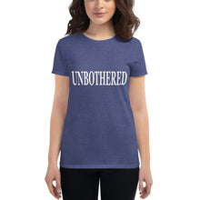 Load image into Gallery viewer, Women&#39;s Unbothered short sleeve t-shirt
