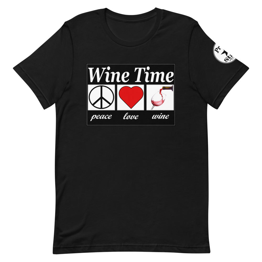 WIne time plw Short-Sleeve Unisex T-Shirt