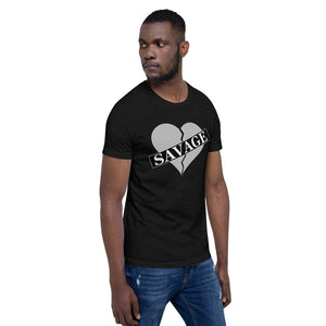 Broken Heart Savage Short-Sleeve Unisex T-Shirt