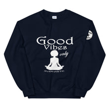 Load image into Gallery viewer, Good Vibes only Yoga WL Unisex Sweatshirt

