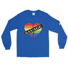 Load image into Gallery viewer, Savage Broken Heart Rainbow Long Sleeve Shirt
