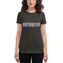 Load image into Gallery viewer, Women&#39;s Misunderstood short sleeve t-shirt
