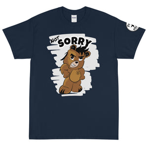 Not Sorry Logo Bear Short Sleeve T-Shirt