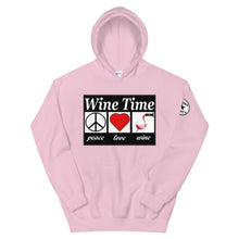Load image into Gallery viewer, WIne time plw Unisex Hoodie
