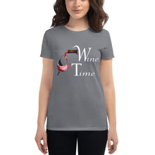 Load image into Gallery viewer, Women&#39;s Wine Time WL short sleeve t-shirt
