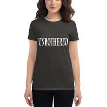 Load image into Gallery viewer, Women&#39;s Unbothered short sleeve t-shirt
