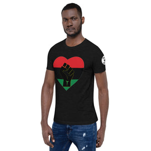 Black Heart Fist Short-Sleeve Unisex T-Shirt