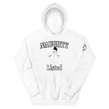 Load image into Gallery viewer, Naughty listed snowman Unisex Hoodie
