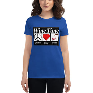 WIne time plw Women's short sleeve t-shirt