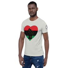 Load image into Gallery viewer, Black Heart Fist Short-Sleeve Unisex T-Shirt
