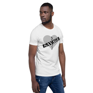 Broken Heart Savage Short-Sleeve Unisex T-Shirt