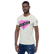 Load image into Gallery viewer, Broken heart savage Short-Sleeve Unisex T-Shirt
