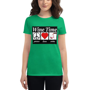 WIne time plw Women's short sleeve t-shirt