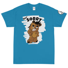 Load image into Gallery viewer, Not Sorry Logo Bear Short Sleeve T-Shirt
