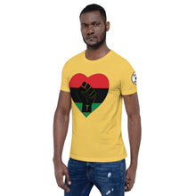 Load image into Gallery viewer, Black Heart Fist Short-Sleeve Unisex T-Shirt
