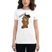 Load image into Gallery viewer, Women&#39;s Savage bear logo  short sleeve t-shirt
