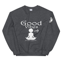 Load image into Gallery viewer, Good Vibes only Yoga WL Unisex Sweatshirt
