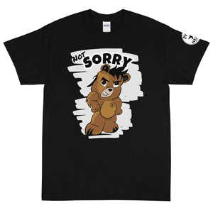 Not Sorry Logo Bear Short Sleeve T-Shirt