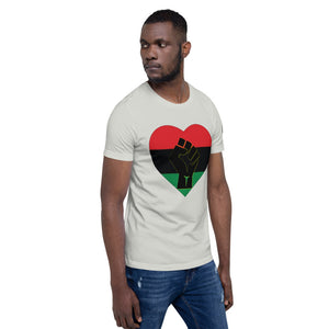 Black Heart Fist Short-Sleeve Unisex T-Shirt