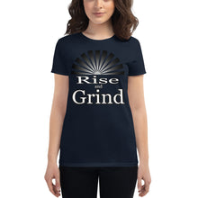 Load image into Gallery viewer, Women&#39;s Rise and Grind  short sleeve t-shirts
