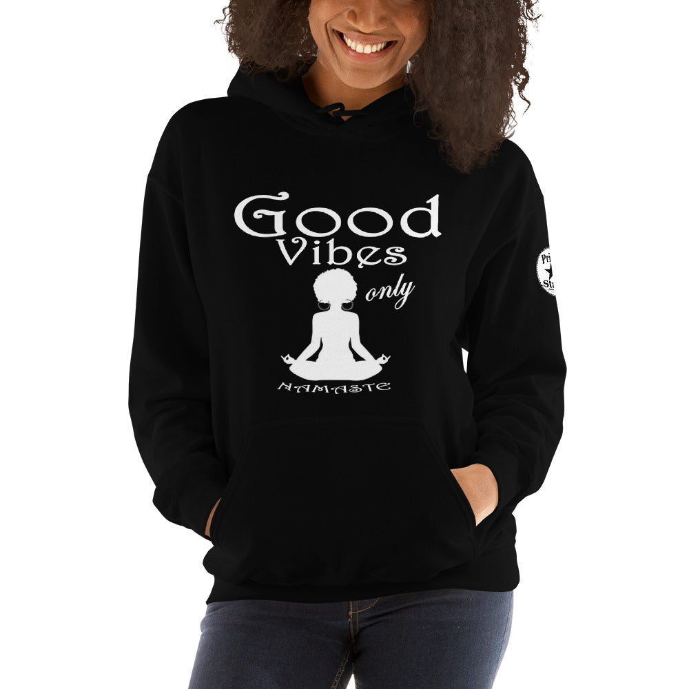 Good Vibes only yoga WL Unisex Hoodie