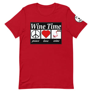 WIne time plw Short-Sleeve Unisex T-Shirt