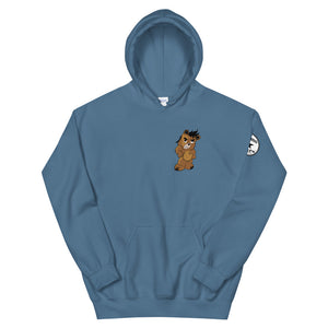 Small logo bear chest Unisex Hoodie