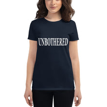 Load image into Gallery viewer, Women&#39;s Unbothered short sleeve t-shirt

