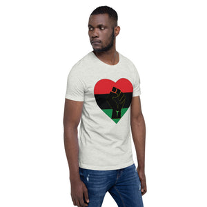 Black Heart Fist Short-Sleeve Unisex T-Shirt