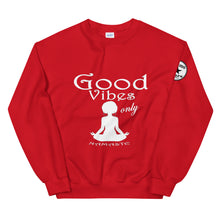 Load image into Gallery viewer, Good Vibes only Yoga WL Unisex Sweatshirt
