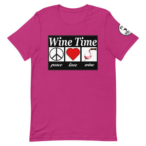 WIne time plw Short-Sleeve Unisex T-Shirt