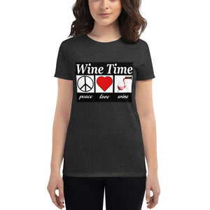 WIne time plw Women's short sleeve t-shirt