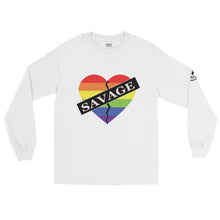 Load image into Gallery viewer, Savage Broken Heart Rainbow Long Sleeve Shirt
