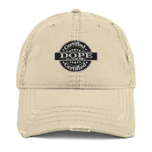 Load image into Gallery viewer, Certified Dope Distressed Dad Hat
