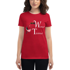 Women's Wine Time WL short sleeve t-shirt