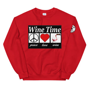 WIne time plw Unisex Sweatshirt
