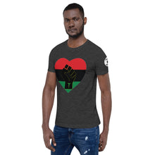 Load image into Gallery viewer, Black Heart Fist Short-Sleeve Unisex T-Shirt
