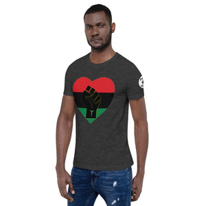 Black Heart Fist Short-Sleeve Unisex T-Shirt