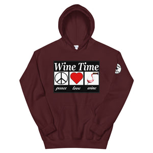 WIne time plw Unisex Hoodie