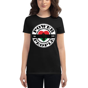 Women's Power to the people short sleeve t-shirt