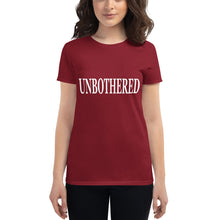 Load image into Gallery viewer, Women&#39;s Unbothered short sleeve t-shirt
