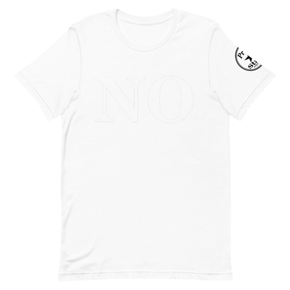 NO Short-Sleeve Unisex T-Shirt