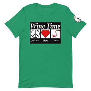 WIne time plw Short-Sleeve Unisex T-Shirt