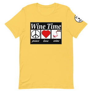 WIne time plw Short-Sleeve Unisex T-Shirt