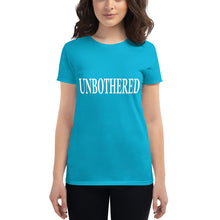 Load image into Gallery viewer, Women&#39;s Unbothered short sleeve t-shirt
