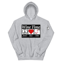 Load image into Gallery viewer, WIne time plw Unisex Hoodie
