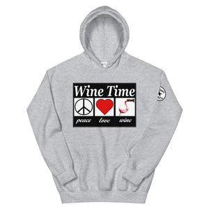 WIne time plw Unisex Hoodie